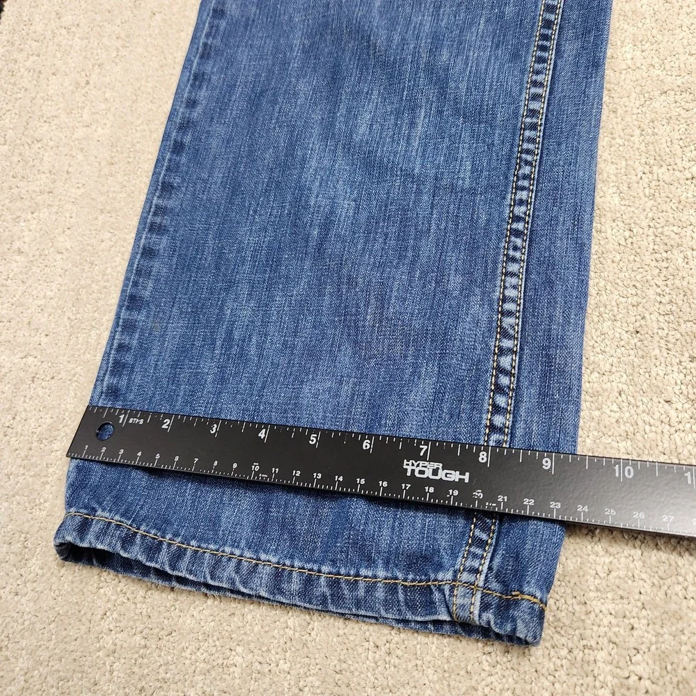 Levis 559‎ Jeans Mens 36x34 *READ Relaxed Straight Leg Whiskers Marble Denim Y2K
